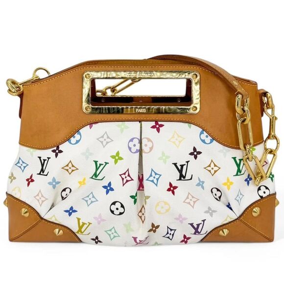 LOUIS VUITTON Murakami White Multicolor Judy PM Bag - Picture 4 of 13